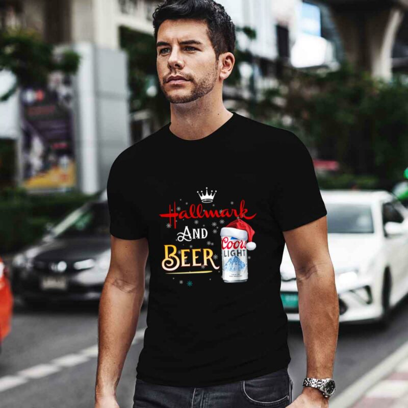 Hallmark And Beer Coors Light Xmas Christmas 2021 4 T Shirt