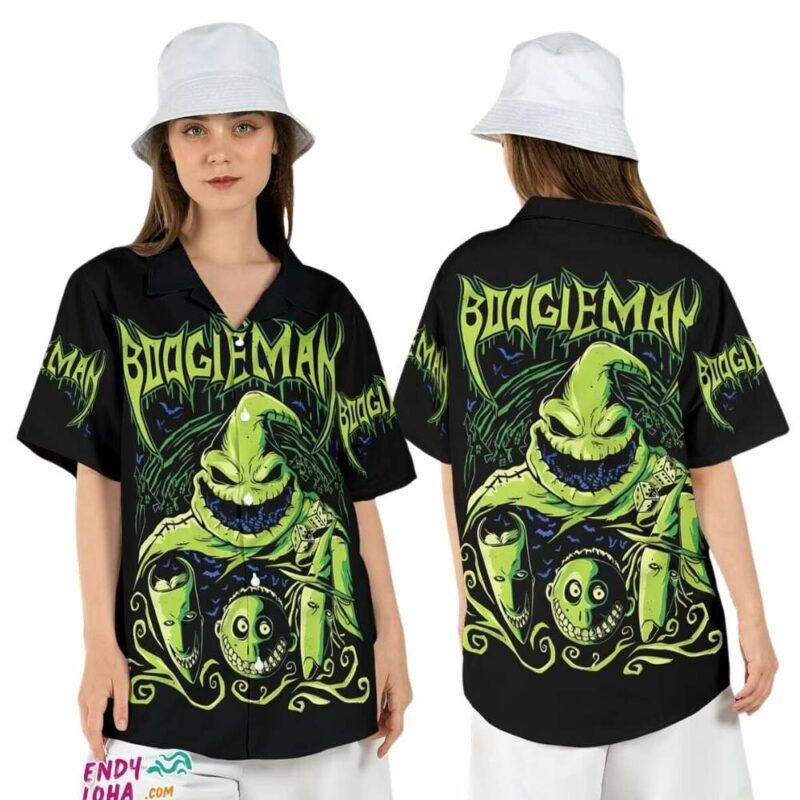 Halloween boogieman oogie boogie bash nightmare hawaiian shirt 1