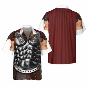 Halloween Gladiator Costume Hawaiian Shirt