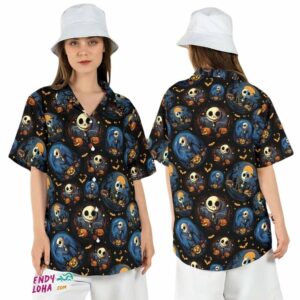 Halloween Jack Skellington Pumpkin King Nightmare Hawaiian Shirt