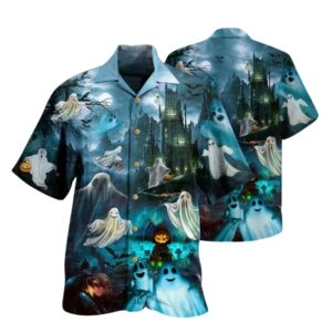Halloween Night Say Boo And Scary On Hawaiian Shirt