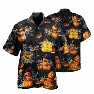 Halloween Pumpkin Hawaiian Shirt