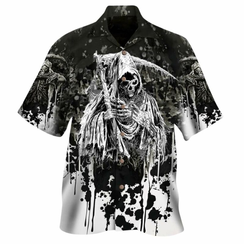 Halloween special day of the dead skull hawaiian shirt 1