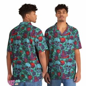 Halloween Spooky Horror Theme Hawaiian Shirt