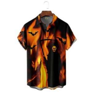 Halloween The Grim Reaper Hawaiian Shirt