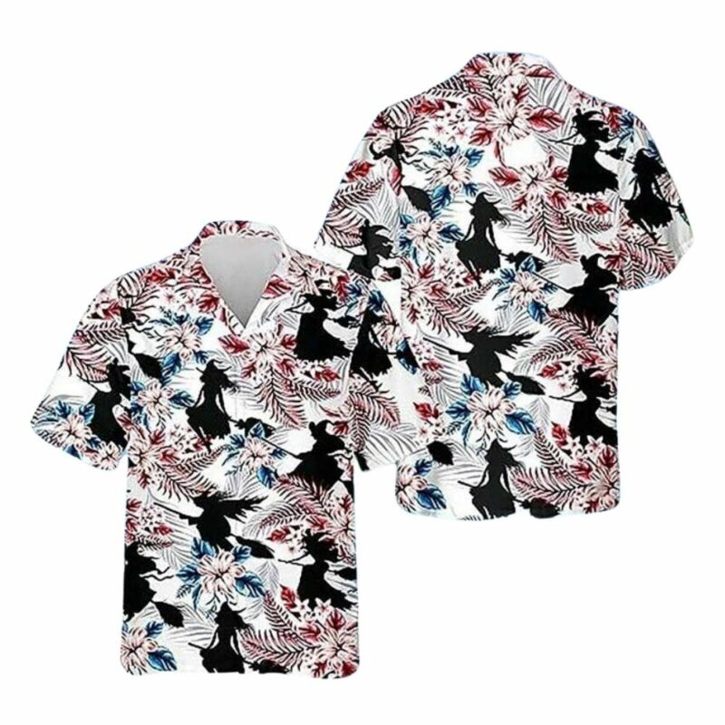 Halloween witch dark desert hawaiian shirt 1
