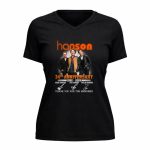 Hanson 34th Anniversary 1992 2026 Signatures Thank You For The Memories 5 Womens V Neck.jpg
