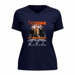 Hanson 34th Anniversary 1992 2026 Signatures Thank You For The Memories 9 Womens V Neck.jpg