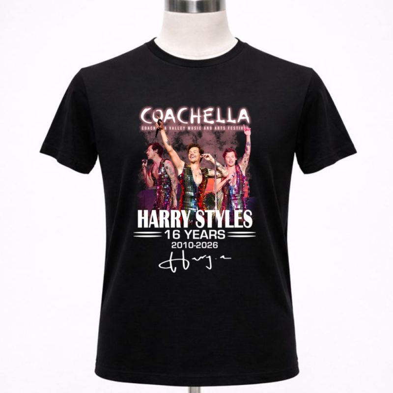 Harry Styles Coachella 16 years 2010 2026 signatures 1 T Shirt.jpg