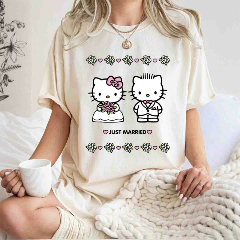 Hello Kitty And Dear Daniel Just Married 0 T Shirt