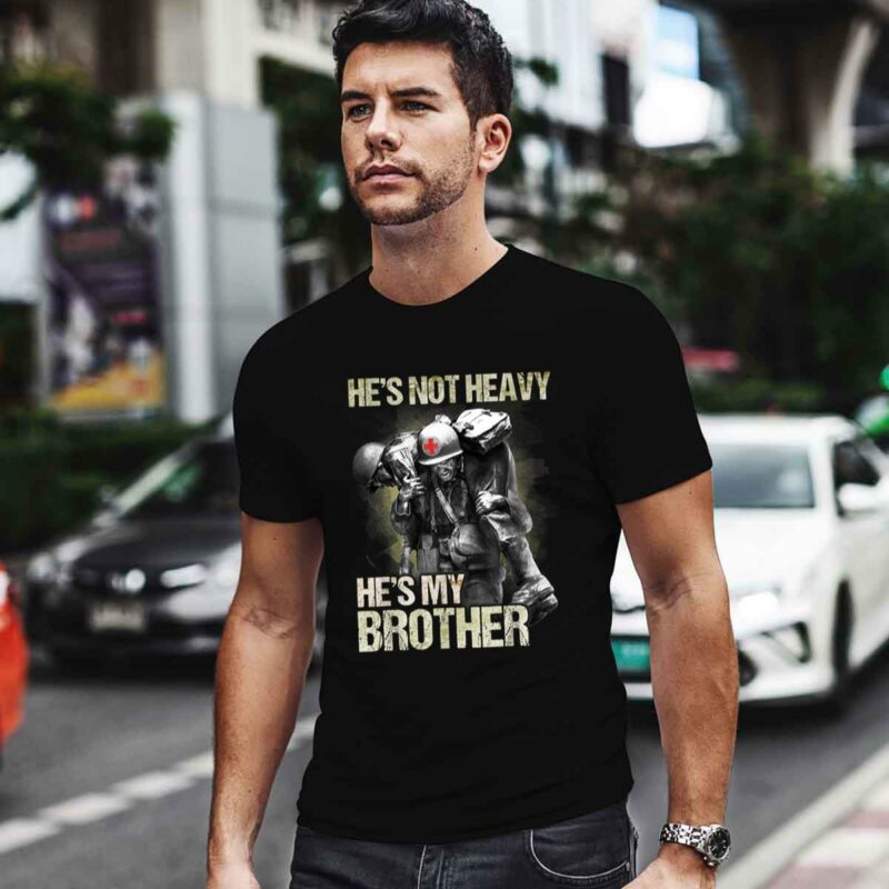 Hes My Brother 8404 Gift For Corpsman Veteran 4 T Shirt