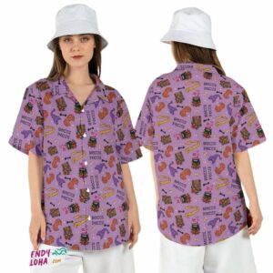 Hocus Pocus Sanderson Sisters Winifred Sarah Mary Hawaiian Shirt