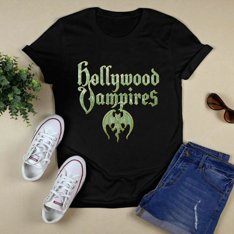 Hollywood Vampires 2023 Uk Tour Front 4 T Shirt