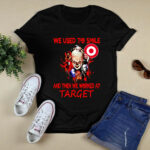 Horror Movies Characters We used to smile and then We worked at Target halloween 3 T Shirt