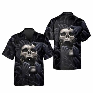 Horror Skull Nightmare Hawaiian Shirt
