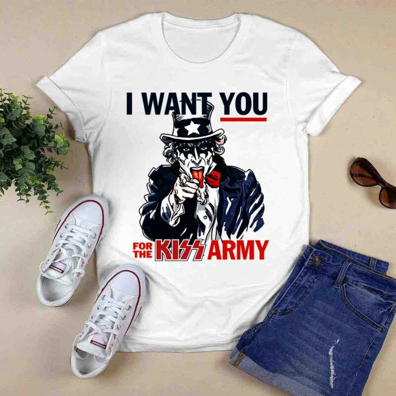 I Want You For The Kiss Army Uncle Sam 5 T Shirt