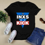 INXS Kick Off America Tour 1988 Star Band Rock Concert front 3 T Shirt