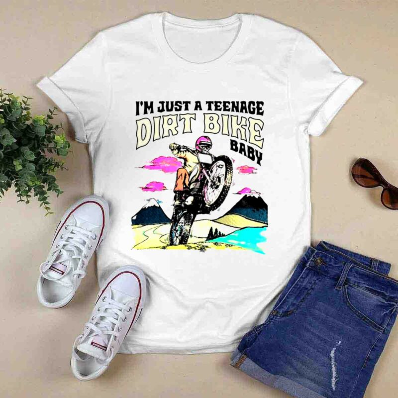 Im Just Anage Dirt Bike Baby 0 T Shirt