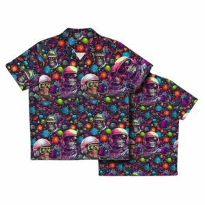 Interstellar Undead Invasion Space Hawaiian Shirt