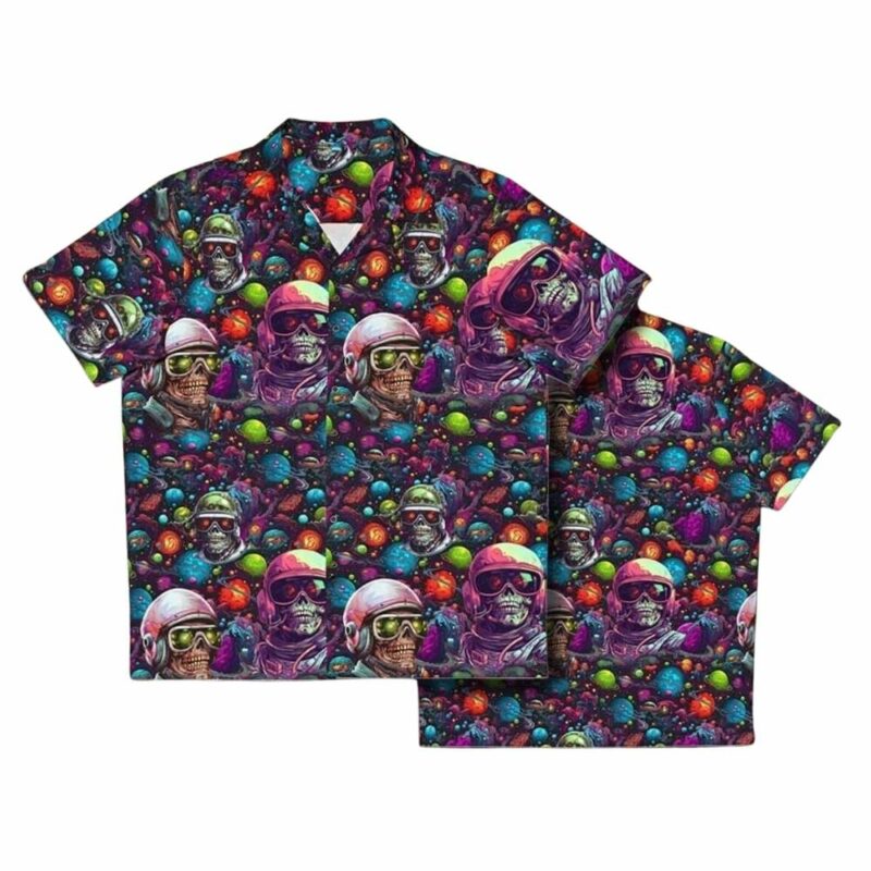 Interstellar undead invasion space hawaiian shirt 1