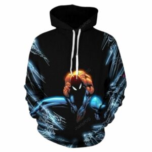 Into The Spider Verse Miles Morales All Over Print Hoodie
