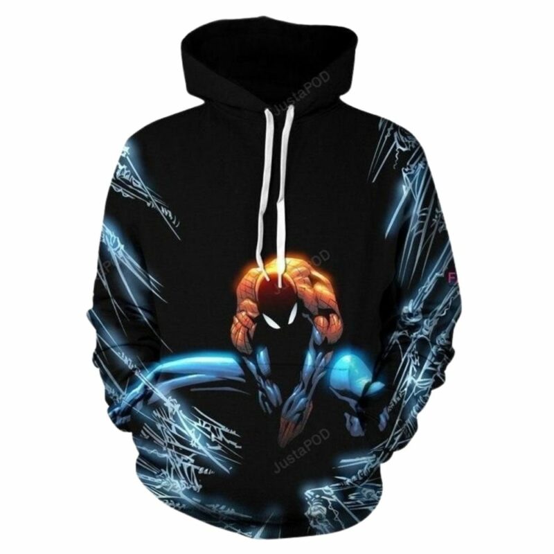Into the spider verse miles morales 3d hoodie 1