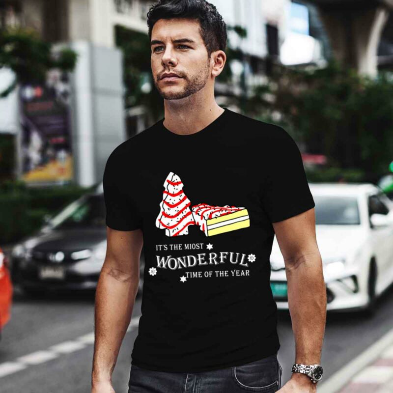It Is The Miost Wonderful Time Of The Year Cake And Christmas Tree 0 T Shirt