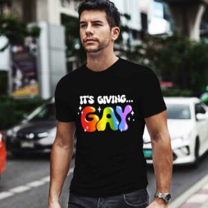It's Giving Gay Pride Shirt