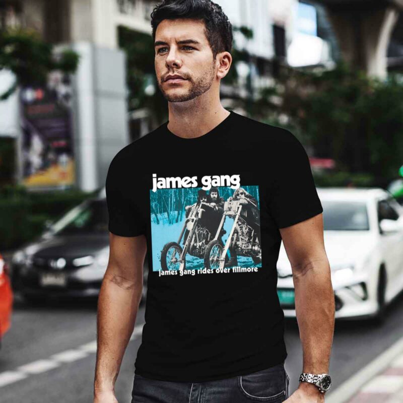 James Gang Rides Over Fillmore Hard Rock Funk Band 4 T Shirt