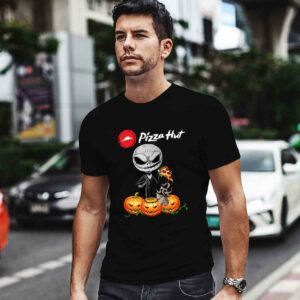 Jack Skellington and Zero Dog Pizza Hu 0 T Shirt