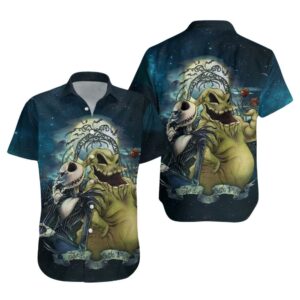 Jack Skellington And Oogie Boogie A Nightmare Before Christmas Hawaiian Shirt