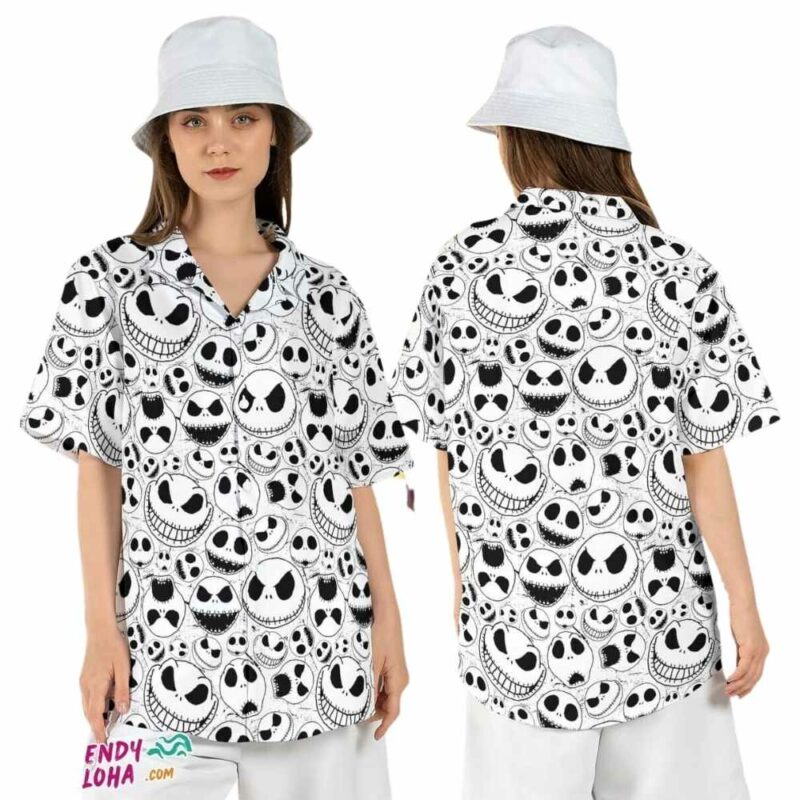 Jack skellington nightmare before xmas halloween hawaiian shirt 1