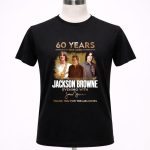 Jackson Browne 60 Years 1966 2026 Thank You For The Memories Signature 1 T Shirt.jpg