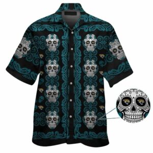 Jacksonville Jaguarsskull Many Skull Halloween Hawaiian Shirt
