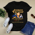 James Taylor 58th Anniversary 1966 2024 Thank You For The Memories Signature 1 T Shirt