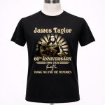 James Taylor 60th Anniversary 1966 2026 Signatures Thank You For The Memories 1 T Shirt.jpg