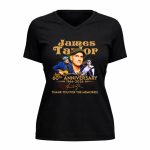 James Taylor 60th Anniversary 1966 2026 Thank You For The Memories Signature 5 Womens V Neck.jpg