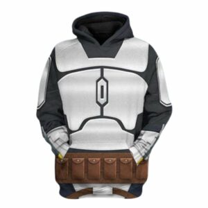 Jango Fett Star Wars Costume All Over Print Hoodie