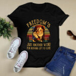 Janis Joplin Freedom is Just Another Word For Nothing Left To Lose Vintage 2 T Shirt