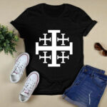 Jerusalem Cross 3 T Shirt
