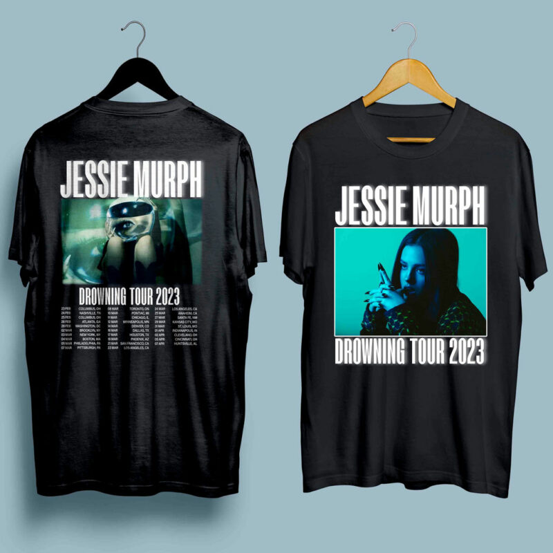 Jessie Murph Drowning Tour 2023 Front 4 T Shirt
