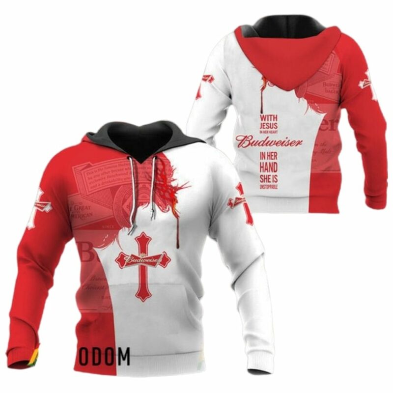 Jesus Easter Day Budweiser All Over Print Hoodie