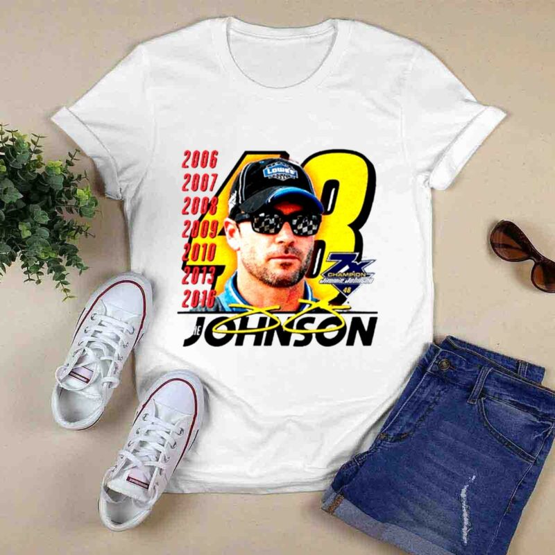 Jimmie Johnson 7 Time Champ Vintage 0 T Shirt