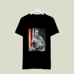 Johnny Cash Flippin Finger With Flag American 1 T Shirt