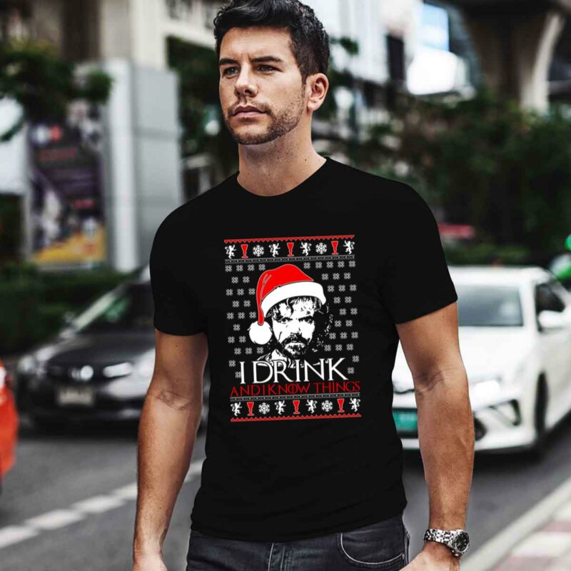 Jon Snow Game Of Thrones I Drink And I Know Things Christmas 0 T Shirt