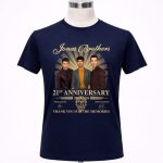 Jonas Brothers 21 anniversary 2005 2026 thank you for the memories signatures 6 T Shirt.jpg