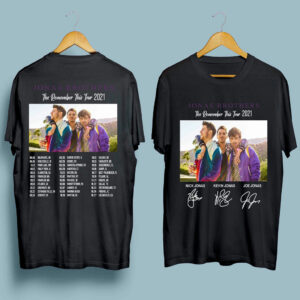 Jonas Brothers The Remember This Tour 2021 front 4 T Shirt