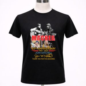 Joni Mitchell 83rd Anniversary 1943 2026 Thank You For The Memories 1 T Shirt.jpg