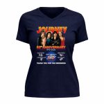 Journey 53rd Anniversary 1973 2026 Thank You For The Memories Signature 9 Womens V Neck.jpg