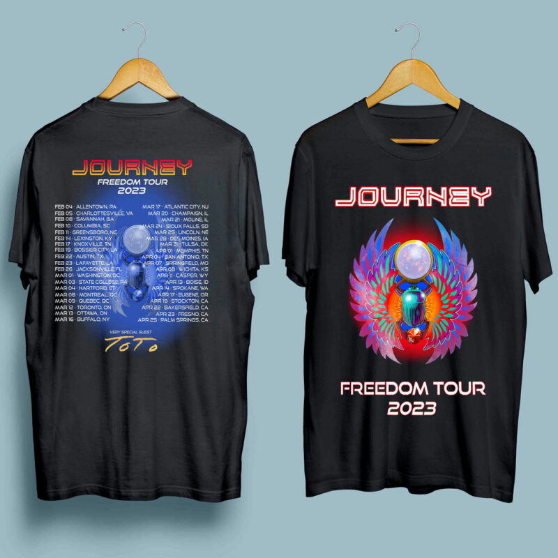 Journey Freedom Tour 2023 Front 4 T Shirt